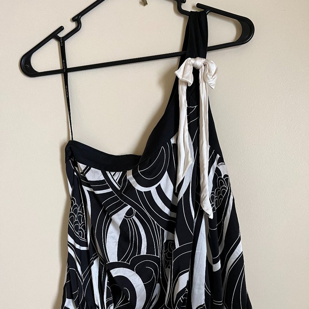 Bebe Blouse - Size XS - black/white
